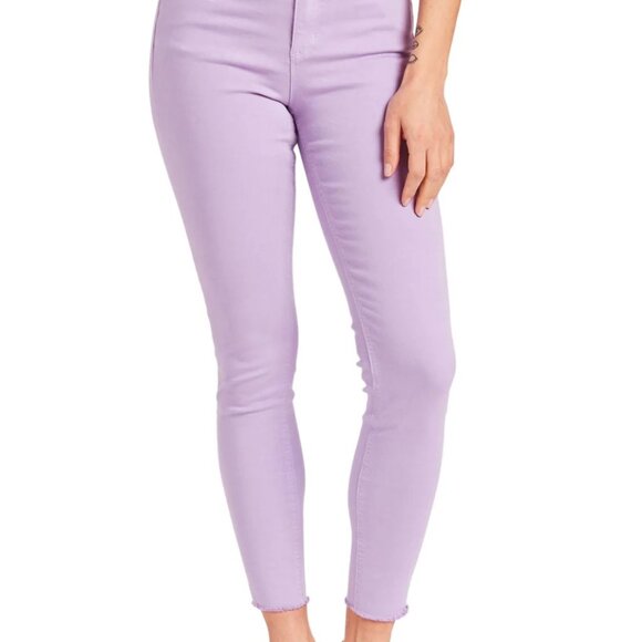NWT | Tractr Mona High Rise Crop Jeans Lilac Purple 0/25 - Picture 1 of 8
